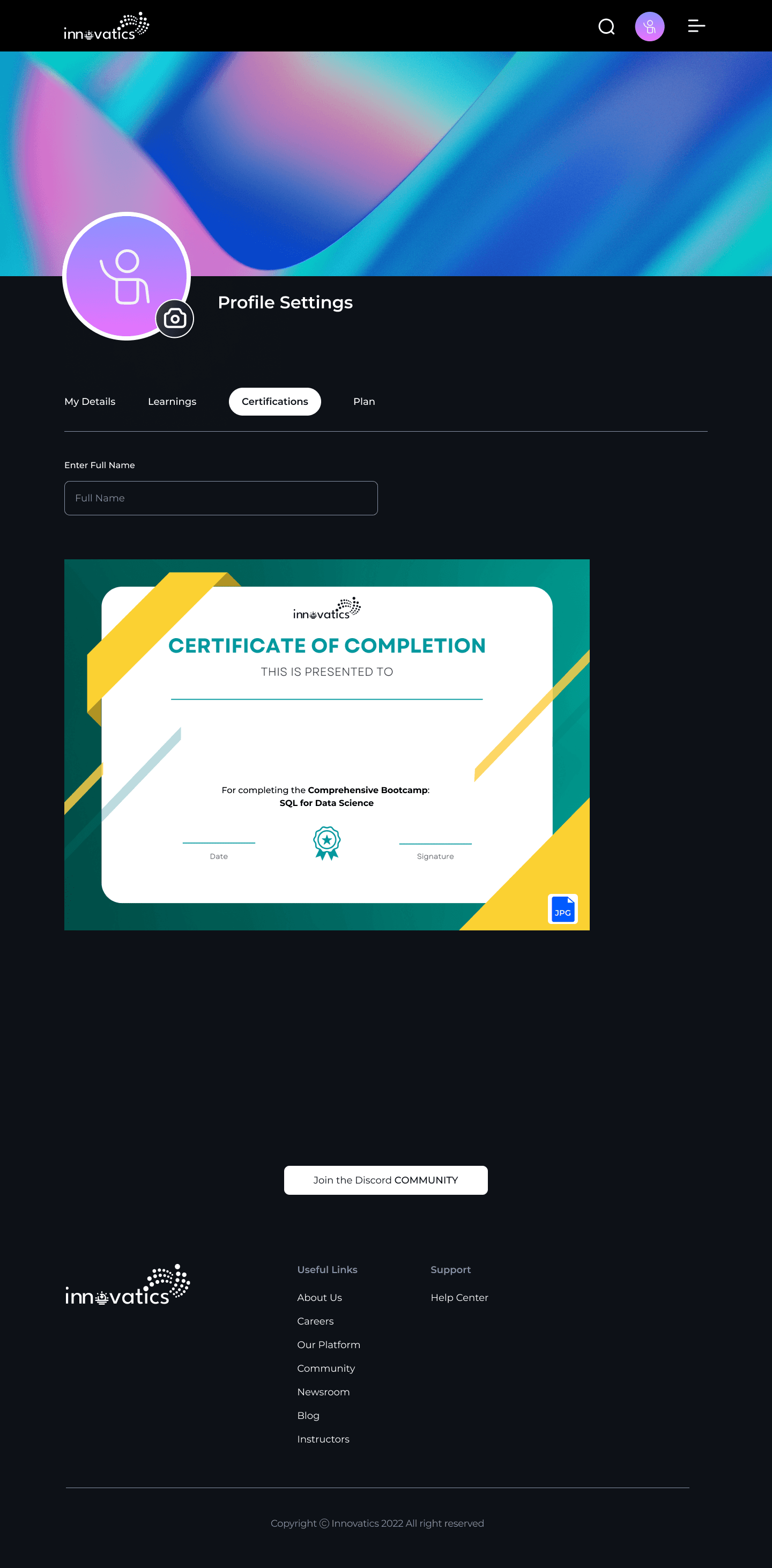 projects reel image
